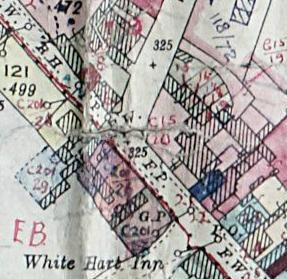 Extract from the 1926 Valuation Map showing The Limes